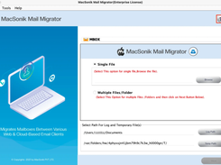 MacSonik Email Migrator Screenshot 1