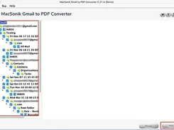 MacSonik Gmail to PDF Converter Tool Screenshot 1