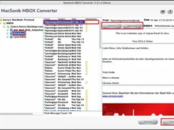 MacSonik MBOX Converter Tool Screenshot 1