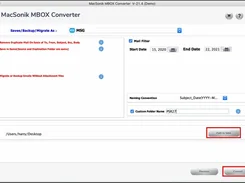 MacSonik MBOX Converter Tool Screenshot 1