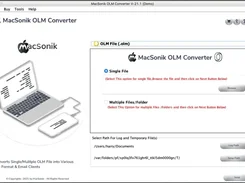 MacSonik OLM Converter Tool Screenshot 1