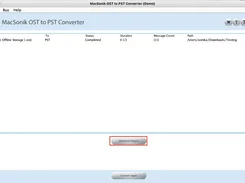 MacSonik OST to PST Converter Screenshot 3