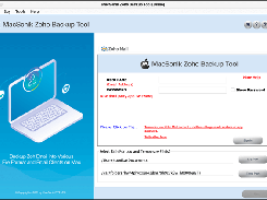 MacSonik Zoho Backup Tool Screenshot 1