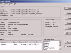 Main dialogue window