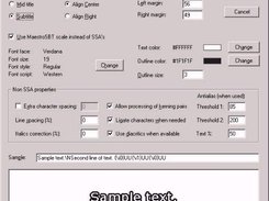 Edit style window