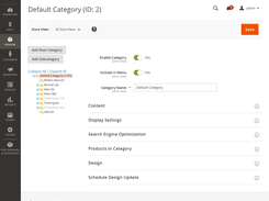 Category workspace
