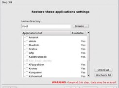choose settings to backup/restore
