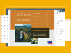 Add text, images, video, charts, forms, Lottie animations, and embeds, then layer on effects like parallax, blur, and blend modes.