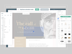 Create custom scroll-driven keyframe animations with precise control over path, timing, layers, and sticky positioning.