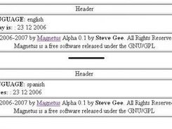 A new screenshot. With multilingual support, comparing both.
