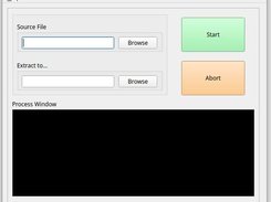 User Interface MP4 V-A Extractor