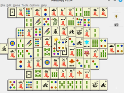 Mahjongg game board