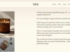 MAI-Image-2.5 Screenshot 1