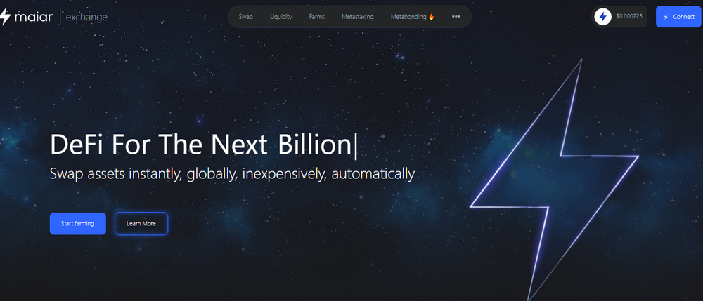 Maiar Exchange Screenshot 1