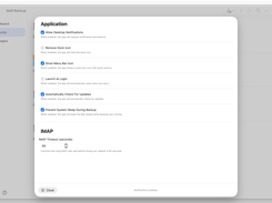 Application Settings