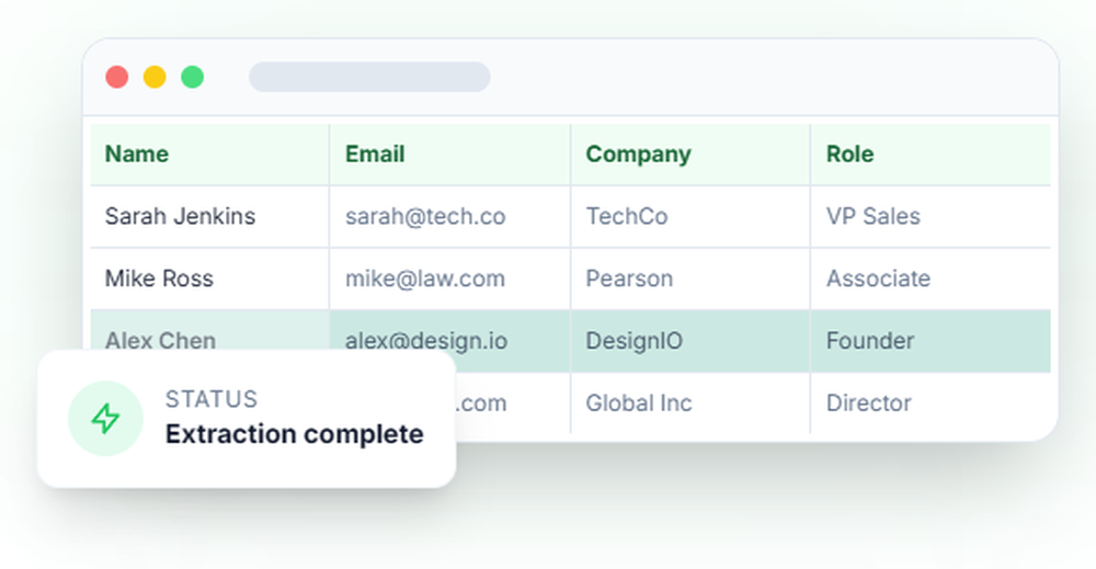 Mail2Sheets Screenshot 1