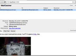 MailCatcher Screenshot 1
