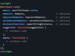 mailcheck.js Screenshot 2