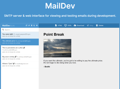 MailDev Screenshot 1