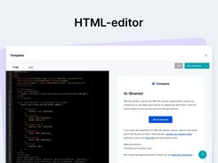 MailerSend HTML editor