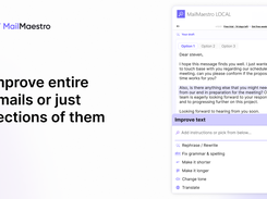 Improve your email drafts with AI