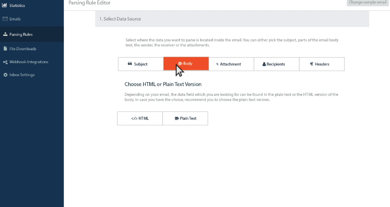 Mailparser Screenshot 1