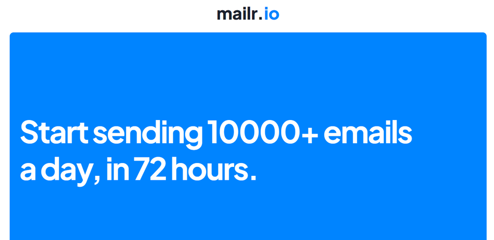 mailr.io Screenshot 1