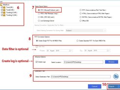 export mbox to pst -step3