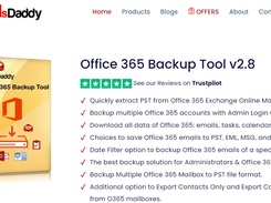 MailsDaddy Office 365 Backup Tool Screenshot 1