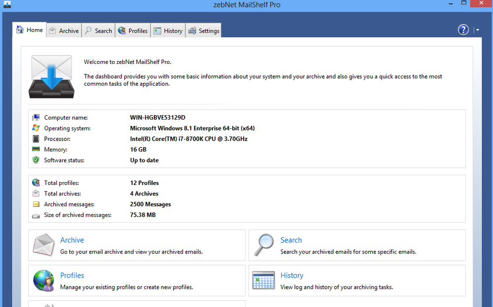 MailShelf Pro Screenshot 1