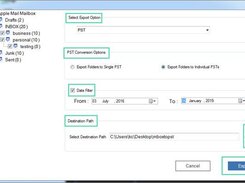 MailsSoftware MBOX to PST Converter Screenshot 1