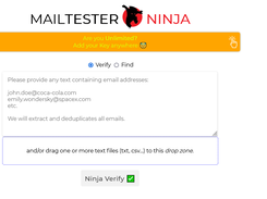 MailTester Ninja Screenshot 1