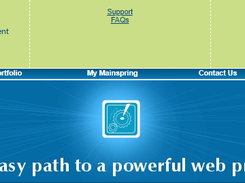 Mainspring CMS Screenshot 1