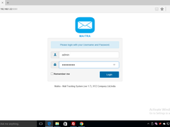 Login as admin with default user name: 'admin' & password 'admin123'