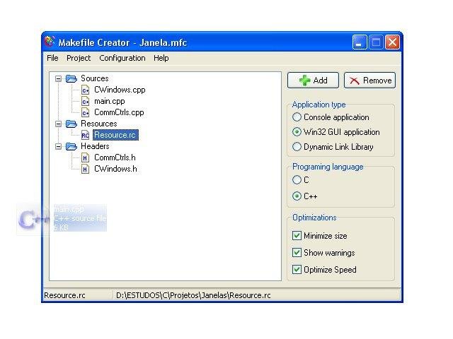 Makefile windows. Falcon c++
