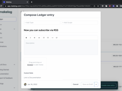 Makelog Screenshot 1