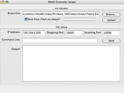 mchelper - upload new firmware