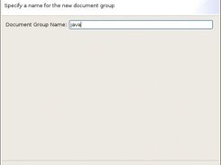 Adding a new document group to the repository