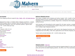 Malvern Manifest System Screenshot 1