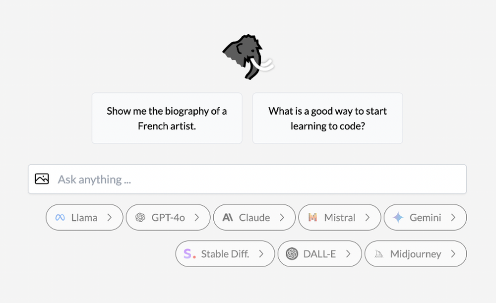 Mammouth AI Screenshot 1