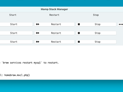 MAMP Stack Manager Screenshot 1