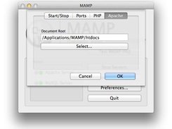 MAMP - Preferences - Apache