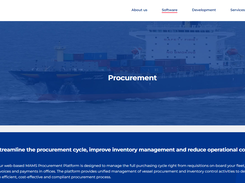 MAMS Procurement Screenshot 1