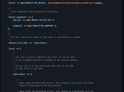 Manage newsletters in Laravel Screenshot 1
