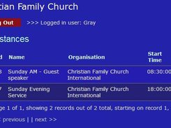 Instances List