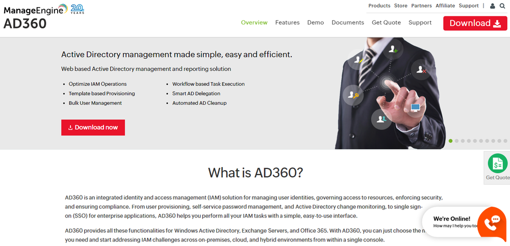 ManageEngine AD360 Screenshot 1