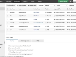 ManageEngine Mobile Device Manager Plus-Devices