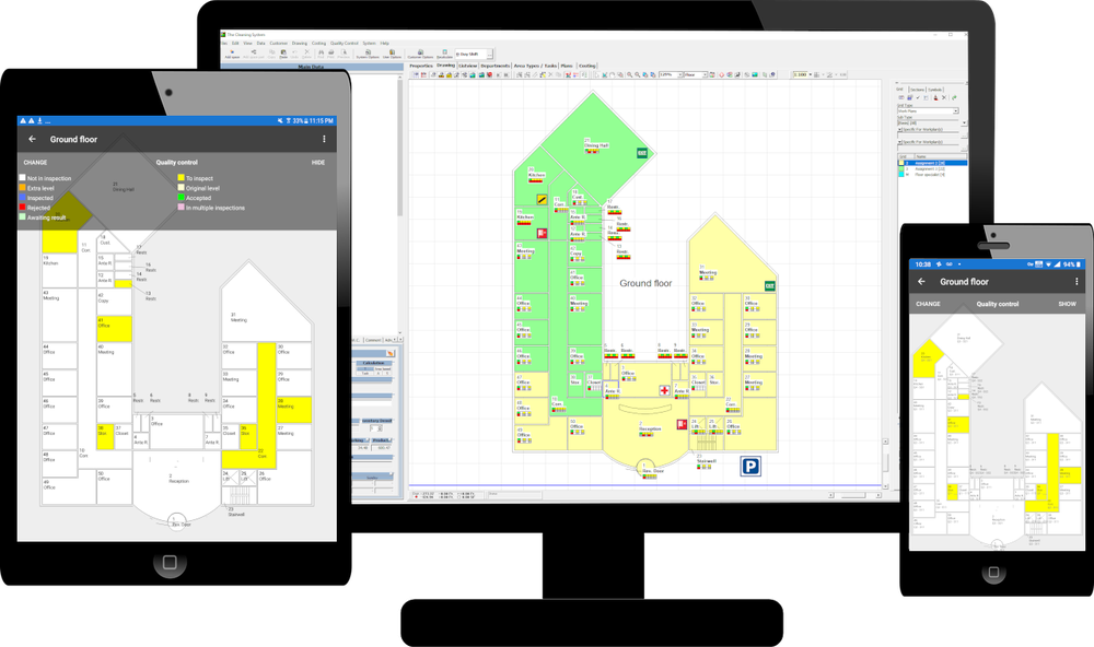 The Cleaning System | Desktop and Mobile Device