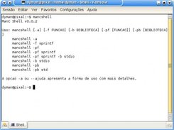 ManCShell - Forma de uso