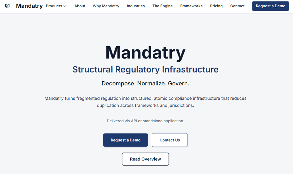 Mandatry Screenshot 1